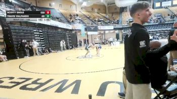 149 lbs Cons. Round 3 - Scotty Engle, Colby CC vs Travis Vialpando, Adams State