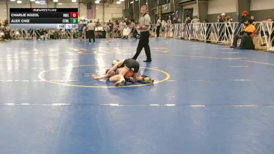 60 lbs Round 1 - 9:00am Friday - Charlie Kozol, Nebraska Elite vs Alex Chiz, CTWHALE