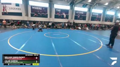 86-92 lbs Cons. Round 2 - William Sawilowsky, Texas Elite Wrestling Club vs Caleb Garcia, Spring Klein Wrestling Club