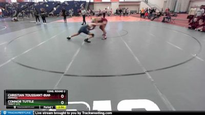 157 lbs Cons. Round 2 - Christian Toussiant-Bianco, Norwich vs Connor Tuttle, Trinity (CT)