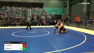 285 lbs Consi Of 8 #2 - Ali Wahab, Old Dominion vs Chase Beard, Michigan State