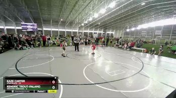 74 lbs Quarters & Wb (16 Team) - Kendric Trout-Palamo, Western Nebraska vs Kaze Carter, Utah Black