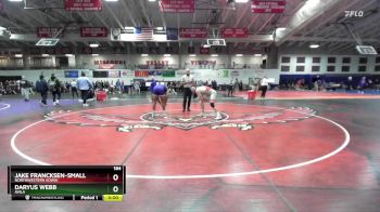 184 lbs Cons. Round 5 - Jake Francksen-Small, Northwestern (Iowa) vs Daryus Webb, Avila