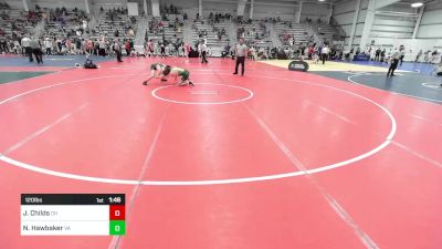 120 lbs Round Of 64 - John Childs, OH vs Nick Hawbaker, VA