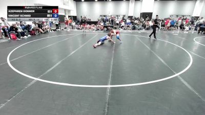 113 lbs Xzephren Donner, Kansas Blue vs Vincent Schmid, Minnesota Red