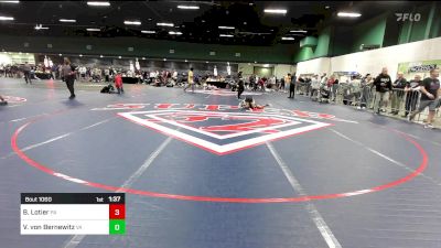 106 lbs Round Of 64 - Braiden Lotier, PA vs Vince Von Bernewitz, VA