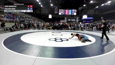 106 lbs Cons. Sub-rd Of 16 - Jake Margolis, FL vs William Cruz, NJ
