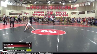 85 lbs Champ. Round 2 - Jett Foster, MN Elite vs Brody Kratt, Summit Wrestling Academy