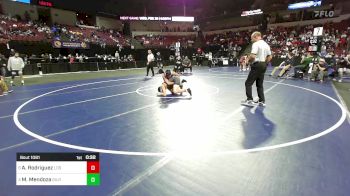 120 lbs Consolation - Antonio Rodriguez, Los Gatos vs Moses Mendoza, Gilroy