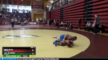 125 lbs Quarterfinal - Nich Silva, Simpson vs Zac Blasioli, Millikin