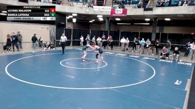 120 lbs Cons. Round 4 - Danica Latessa, Woodstock vs Lilyana Malagon, Unattached