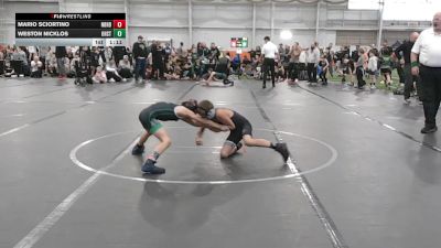 60 lbs Round 4 (6 Team) - Mario Sciortino, Neighborhood Wrestling vs Weston Nicklos, Ohio Stingers