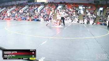 120 lbs Semifinals (8 Team) - Kamden Witte, Greenville vs Malachi Hill, Freeland