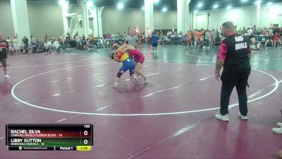 130 lbs Quarters & Wb (16 Team) - Libby Sutton, Nebraska Marvels vs Rachel Silva, Charlies Angels Florida Black