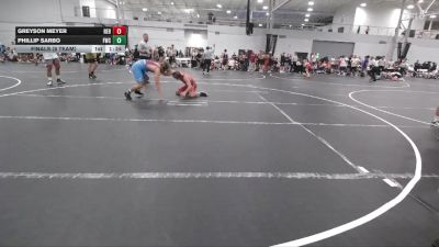 150 lbs Finals (8 Team) - Phillip Sarbo, Freakztyle Wrecking Crew vs Greyson Meyer, Rebellion