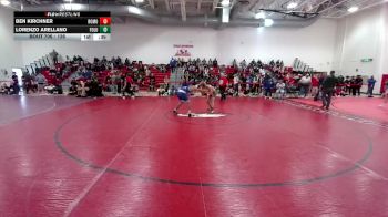 126 lbs 11th Place Match - Ben Kirchner, Rocky Mountain vs Lorenzo Arellano, Fort Lupton