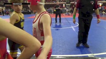 69 lbs Cons. Round 2 - Wyatt Jones, Northeast MT Wrestling Club vs Gordon Valley, Silver Valley Wrestling Club
