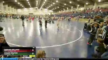 80 lbs Placement (16 Team) - Sawyer Williams, Westlake White vs Conor Holman, Champions 2
