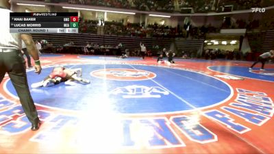 120-1A Champ. Round 1 - Khai Baker, Georgia Military College vs Lucas Morris, McIntosh County Academy