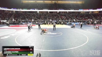 II-131 lbs Semifinal - Jayden Duncanson, Tioga vs Carmine Calimeri, Southwestern