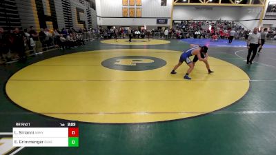 125C lbs Rr Rnd 1 - Luke Sirianni, Army West Point vs Ethan Grimmenger, Duke