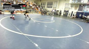138 lbs Champ. Round 2 - Julian Espinoza, Cerritos vs Spencer Ohr, Westminster