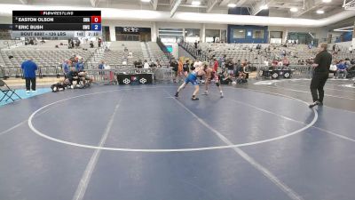 126 lbs Cons. Semis - Easton Olson, Sanderson Wrestling Academy vs Eric Bush, Heatwave Wrestling Club