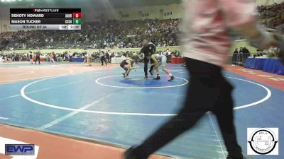 88 lbs Round Of 64 - Dekoty Howard, Sand Springs Jr High vs Mason Tucker, Cushing
