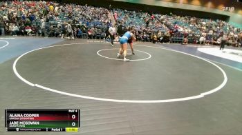 170 lbs Champ. Round 2 - Alaina Cooper, Lincoln (Stockton) vs Jade McGowan, Grants Pass