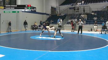 165 lbs 3rd Place Match - Jakob Chisolm, Montevallo vs Caleb Grau, UNC Pembroke