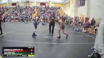 122/129 Round 1 - Brayden Hill, Spartanburg Wrestling Academy vs Jhawnluc Sprouse Jr, NoWorries Academy