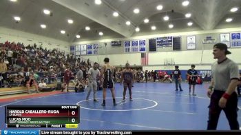 170 lbs Cons. Round 2 - Harold Caballero-rugama, La Quinta vs Lucas Moo, West Torrance Wrestling Team