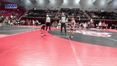 52 lbs Consi Of 8 #1 - Dominic Maguire, Skiatook Youth Wrestling vs Alex Husband, IRONMEN Wrestling Club