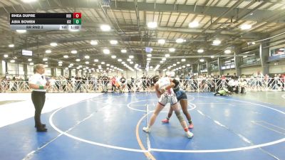 120 lbs Rr Rnd 2 - Rhea Dupre, Red Zone - HSG vs Asia Bowen, ICE Wrestling Pink - HSG