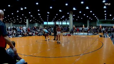 85 lbs Round 5 (8 Team) - Tatum Lovejoy, Gulf Coast WC vs Karson Merritt, Team Arkansas