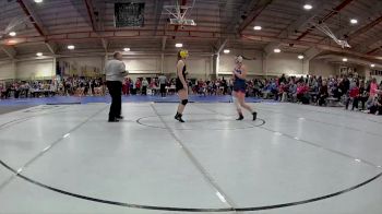 140 lbs Champ. Round 2 - Cara Leng, Marysville High School vs Clara Wilson, Westerville-North High School