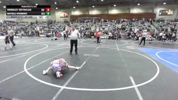 50 lbs Semifinal - Wrenley Reynolds, 208 Badgers vs Nayelli Romero, Salem Elite