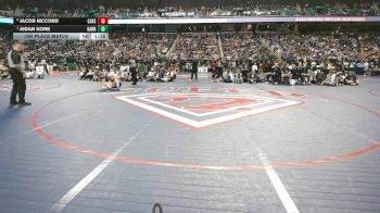 7A 157 lbs 1st Place Match - Aidan Gore, Garner vs Jacob McCord, Grimsley Senior High School