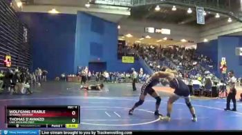 195 lbs Cons. Round 2 - Wolfgang Frable, Wyoming Seminary vs Thomas D`avanzo, Lake Highland Prep