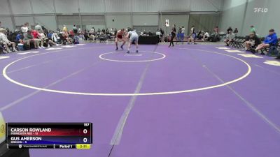 157 lbs Round 2 (8 Team) - Carson Rowland, Minnesota Red vs Gus Amerson, Oregon