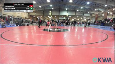 70 lbs Rr Rnd 4 - Riott Gates, Elgin Wrestling vs Bryer Votaw, Madill Takedown