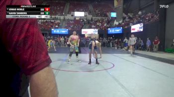 170 lbs Cons. Round 3 - Gavin Tanberg, Minot High School vs Jonas Noble, Coyote Wrestling Club