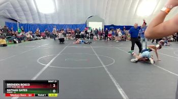 96 lbs Round 6 (8 Team) - Brenden Bosco, Ohio Gold 24k vs Nathan Gates, FORGE