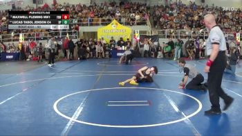 90 lbs Champ. Round 2 - Maxwell Fleming NW1, Fostoria Biddy Wrestling vs Lucas Tabol Jenson C4, Bloom Carroll