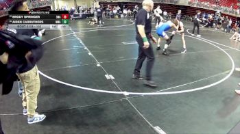 102 lbs Cons. Round 2 - Brody Springer, 308 Wrestling Academy vs Aiden Carruthers, MWC Wrestling Academy