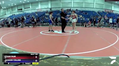145 lbs Cons. Round 5 - Ethan Muir, OH vs Jackson Collins, OH