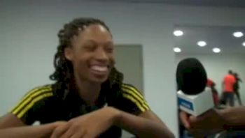 Allyson Felix 400 Rome Golden League