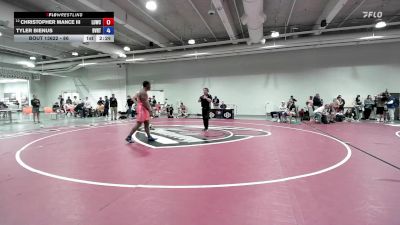 86 lbs Cons. Round 5 - Christopher Mance III, Level Up Wrestling Center vs Tyler Bienus, Buffalo Valley Regional Training Center