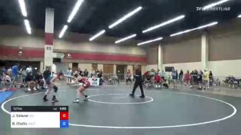 127 lbs Quarterfinal - Juliet Salazar, California Grapplers vs Bailey Chafin, Sweet Home Mat Club