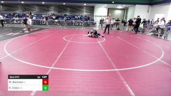 113 lbs Round Of 32 - Mikey Bautista, NJ vs Rocklin Zinkin, CA